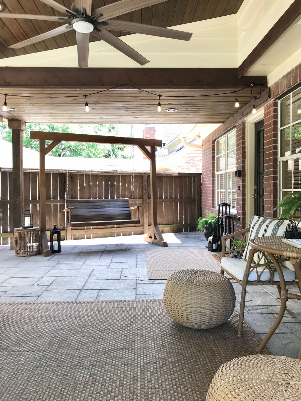Neutral Patio Decor